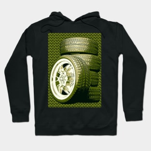 CAR TIRES Hoodie